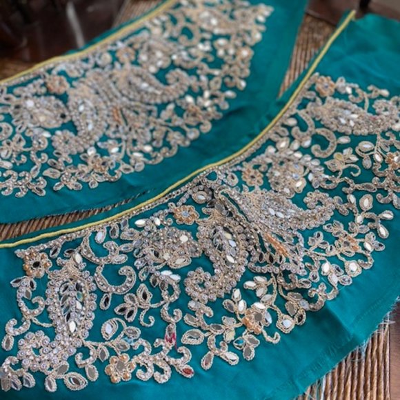 Lehenga Choli Indian Pakistani Formal Wedding Attire Heavy Designer - Picture 9 of 10